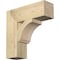 Ekena Millwork Imperial Block Rough Sawn Bracket, Douglas Fir, 6"W x 20"D x 20"H BKT06X20X20IMP05RDF - alternate 1